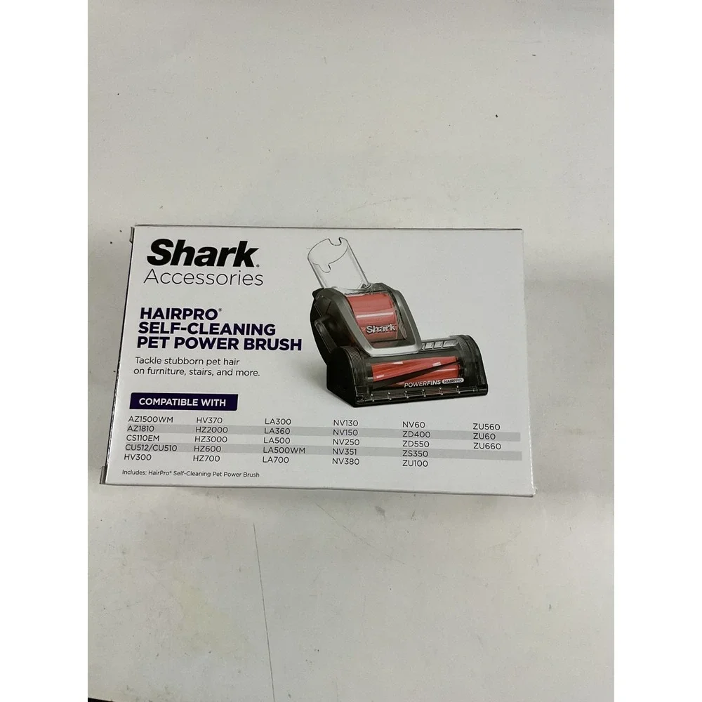 Shark Vacuum Powerfins HairPro Self-Cleaning Pet Power Brush attachment hair pro